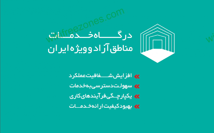  سند: معرفی درگاه خدمات مناطق آزاد و ویژه ایران