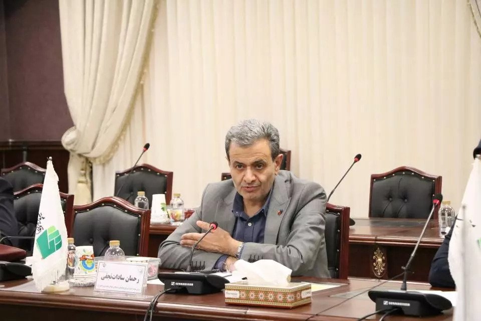 رحمان سادات نجفی رئیس هیئت مدیره شورای هماهنگی و همکاری فعالان اقتصادی مناطق آزاد